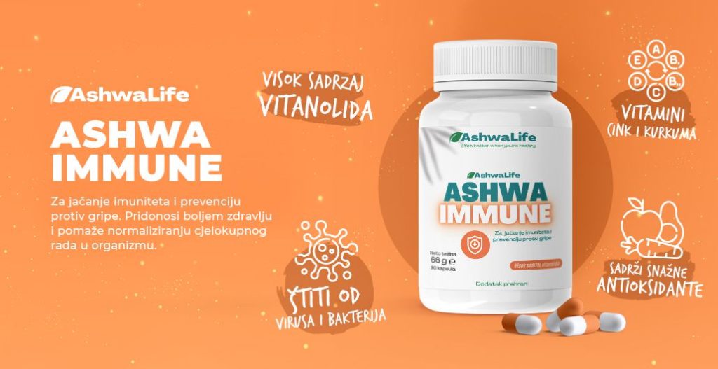 Ashwa Immune - za jačanje imuniteta i prevenciju protiv gripa 