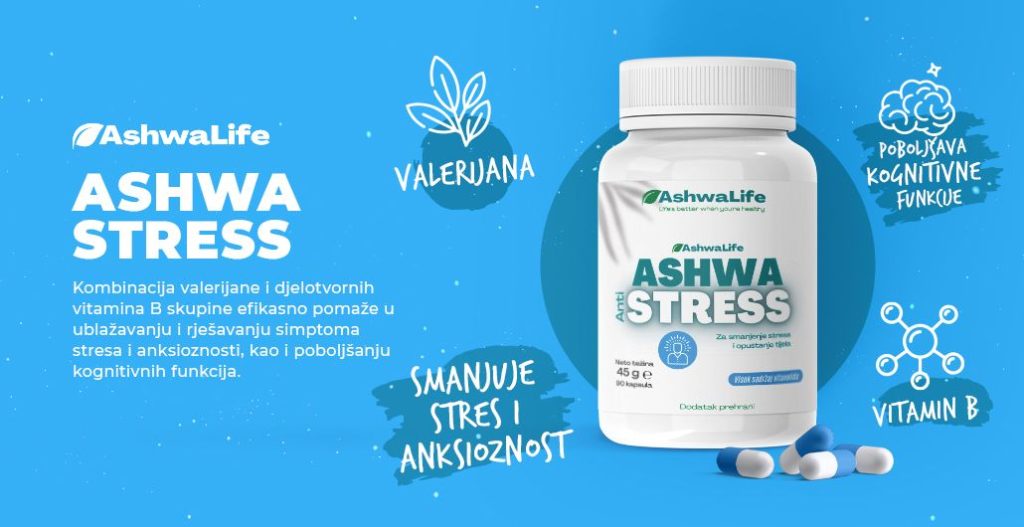 Ashwa Stress je kombinacija koja pomaže u ublažavanju stresa