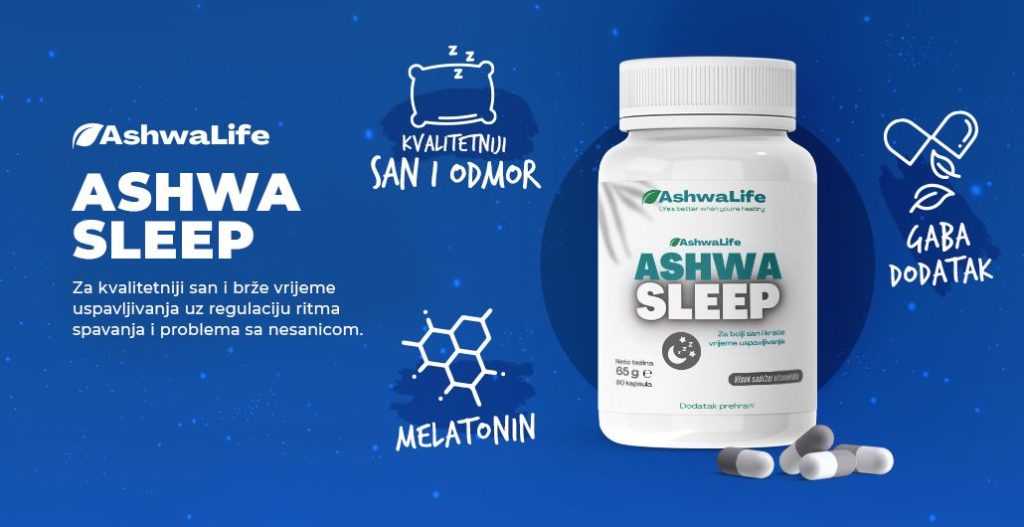 Ashwa Sleep za kvalitetniji san i uspavljivanje 