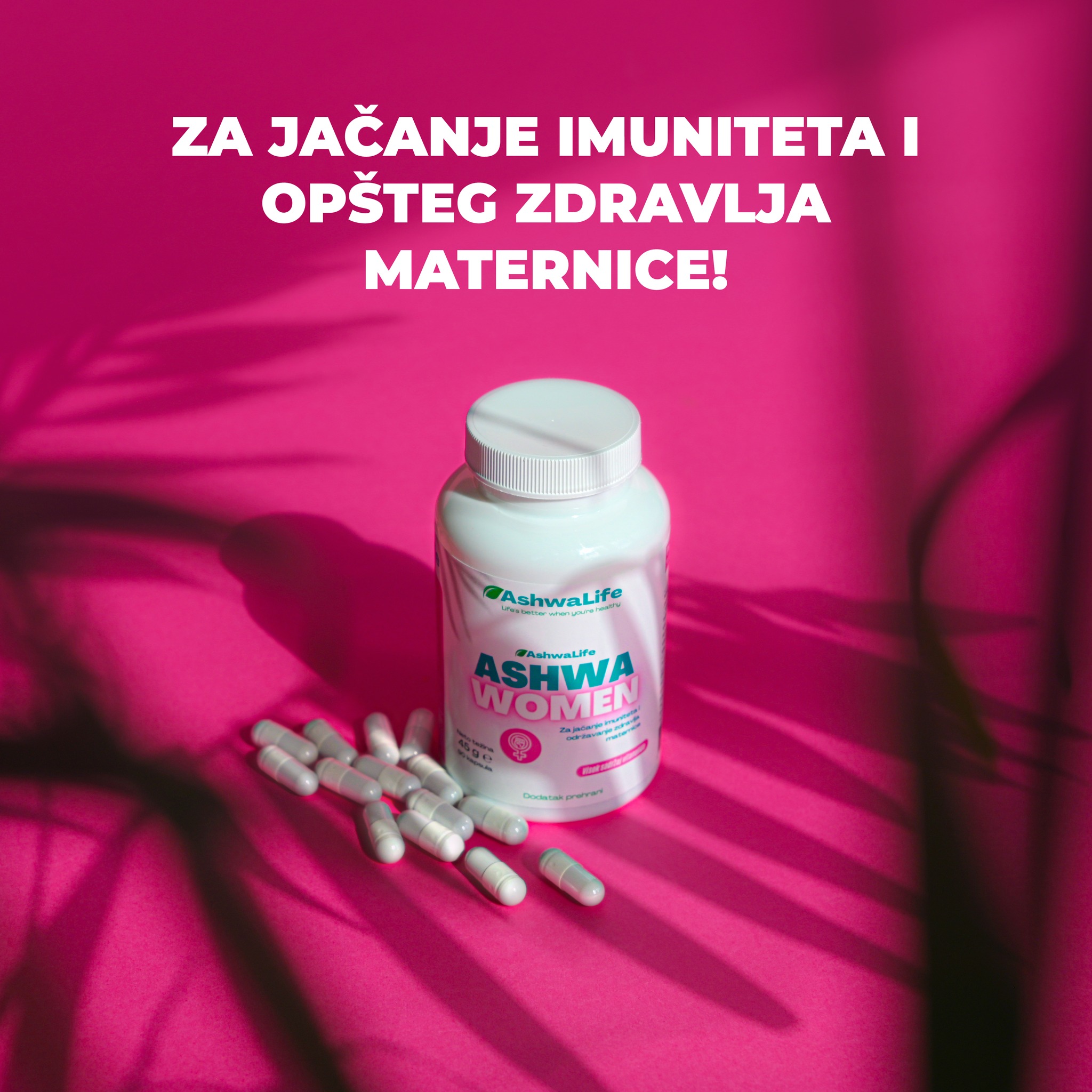 Ashwa Woman - Ašvaganda kapsule protiv mensturalnih bolova