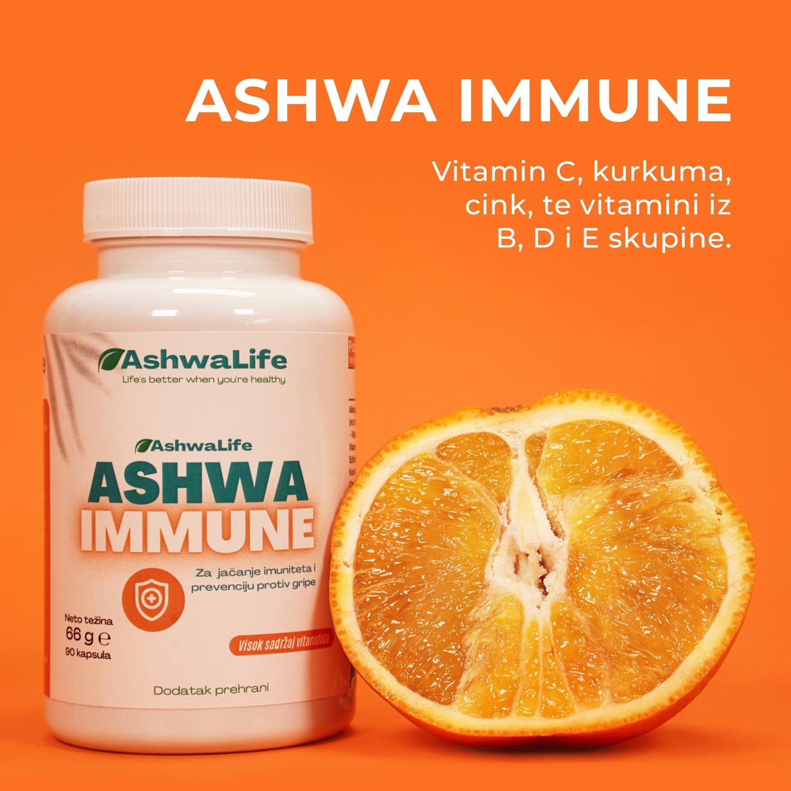 Ashwa Immune - Ašvaganda kapsule za imunitet Ashwa Immune - Ašvaganda kapsule za imunitet